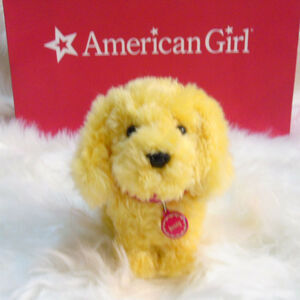 American Girl HONEY DOG PET Golden Lab Retriever Puppy Collar Name Tag AG BAG!